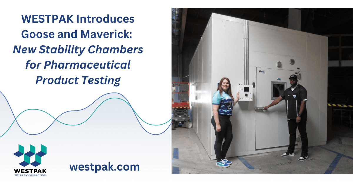 WESTPAK Introduces Goose and Maverick: New Stability Chambers for Pharmaceutical Product Testing