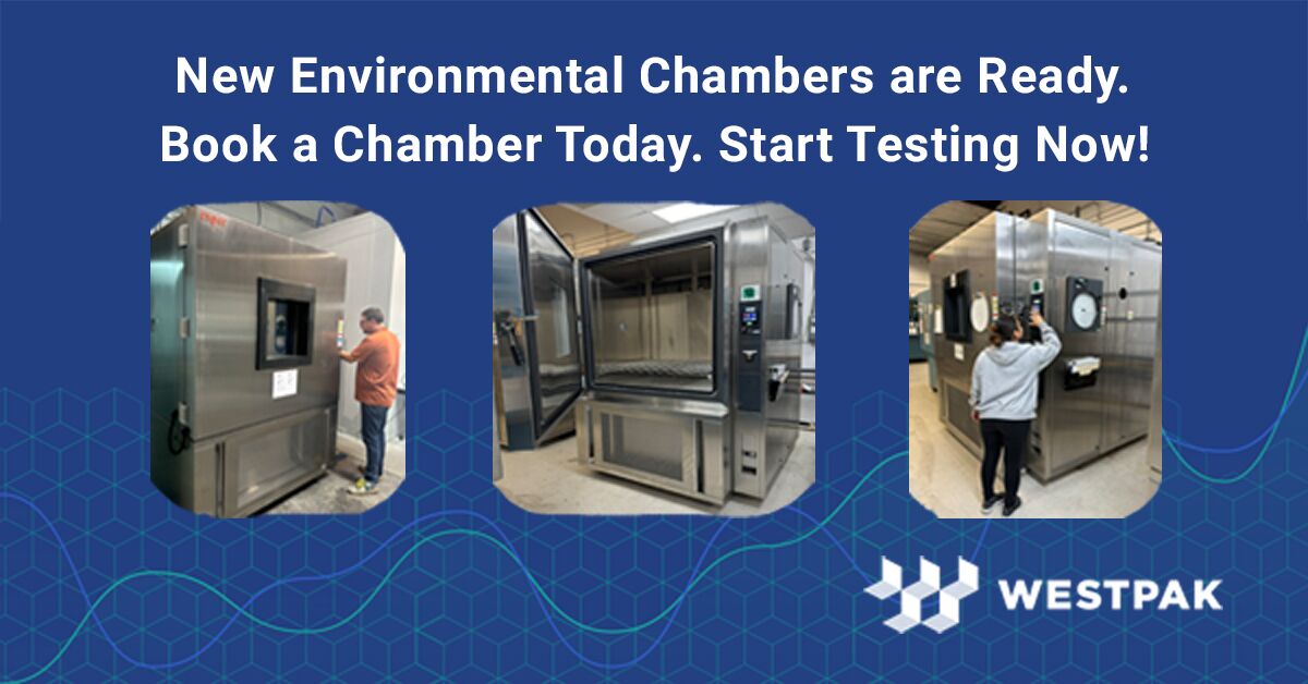 Four New Environmental Chambers Are Ready. Start Testing Now!